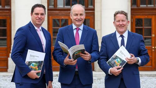 Ireland’s National Bioeconomy Strategy 2026–2030 is launched in Dublin by the Taoiseach and Ministers Heydon and O’Brien.