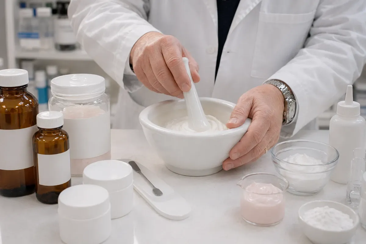 Mixing_cream_with_mortar_and_pestle_xd08l9